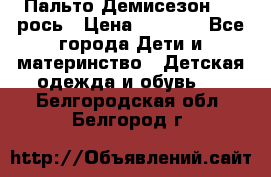 Пальто Демисезон 104 рось › Цена ­ 1 300 - Все города Дети и материнство » Детская одежда и обувь   . Белгородская обл.,Белгород г.